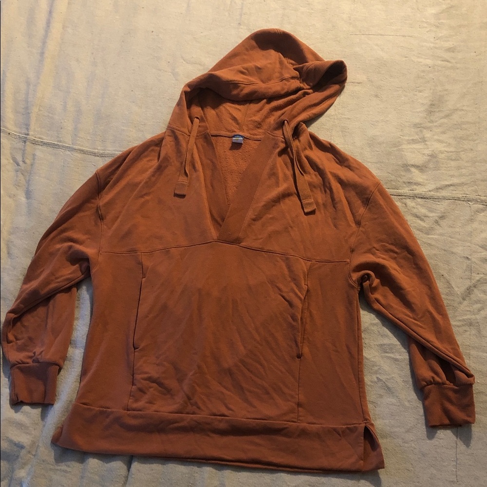 Rust Orange Woman’s Pullover Hoodie
